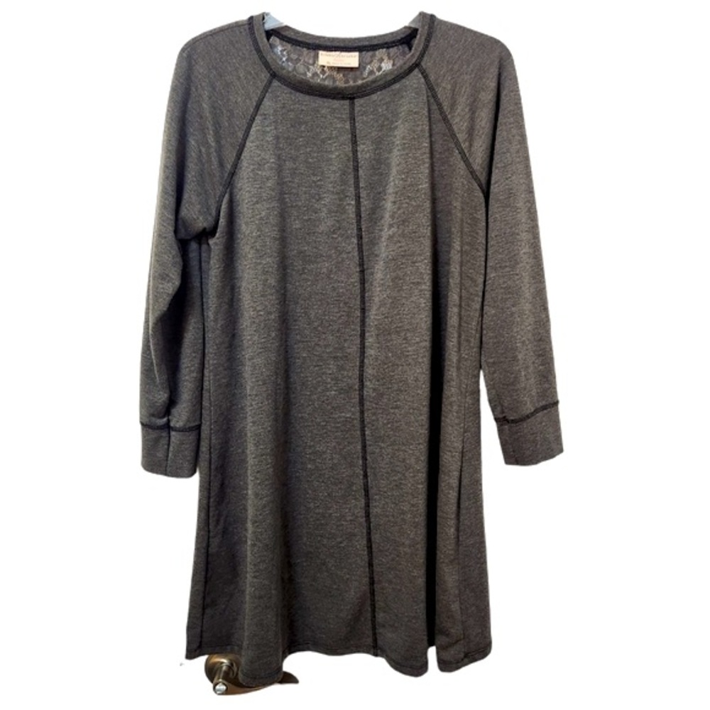 Bobbie Brooks Gray Like New comfy SUPER SOFT dress XL